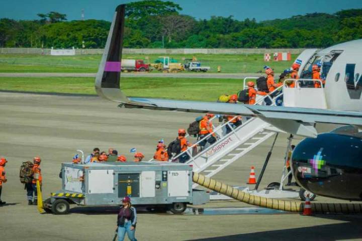 Llegaron a Venezuela rescatistas de España