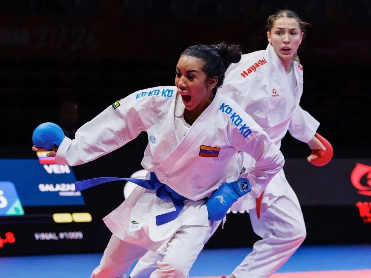 Yorgelis Salazar logró el oro en la Premier League de Karate