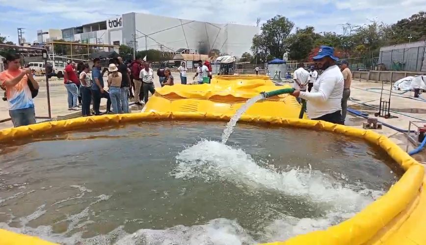 Cruz Roja aporta agua segura a las poblaciones de los municipios Sucre, Cruz Salmerón y Bolívar